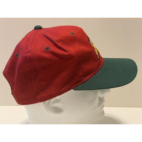 Vtg Sports Specialties Seattle Supersonics Sonics Snap Back Hat Red Green EUC - Picture 5 of 8